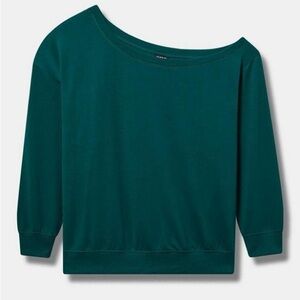 Torrid Jade Green Knit Top